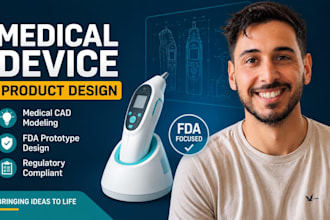 medical device product design, medical cad modeling, fda prototype design expert