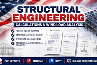 perform structural engineering calculations and wind load analysis
