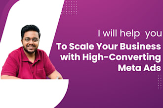 create and manage high converting meta ads for facebook and instagram