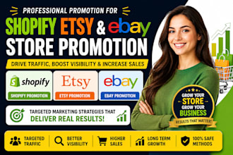 do etsy promotion, etsy SEO, shopify marketing and ecommerce marketing