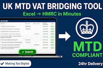 set up a UK making tax digital mtd vat bridging tool for your excel spreadsheet