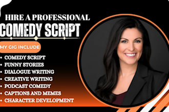 write movie script screenplay feature film comedy script funny joke writing