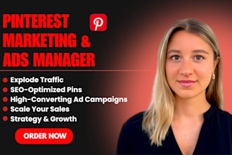 be your pinter est marketing manager, seo and pinterest ads, campaign specialist
