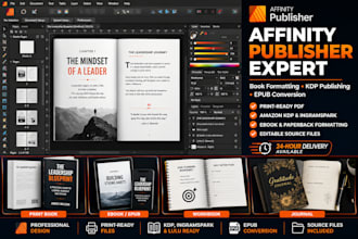 design and format books in affinity publisher