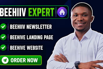 setup beehiiv newsletter template , beehive landing page ai email automation