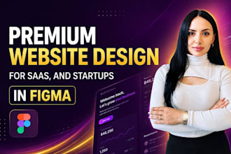 create premium figma website designs for startups and saas
