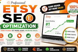 etsy promotion etsy optimization etsy traffic etsy audit etsy sales and ranking