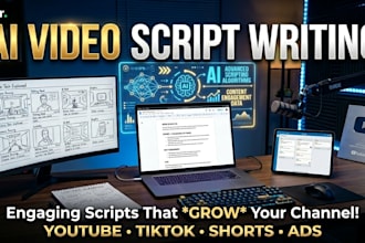 write engaging ai scripts for youtube and social media