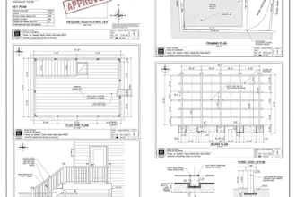 create deck permit drawings and deck plans for city approval