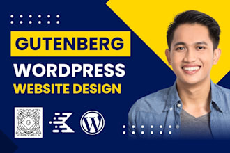 wordpress website with gutenberg block editor, kadence, generatepress, spectra
