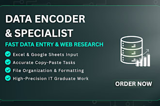 do professional data entry, typing, and web research projects