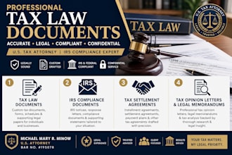 draft tax opinion letters and legal memorandums