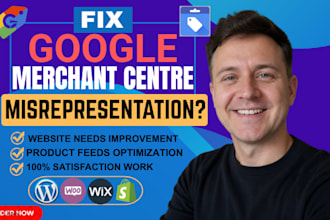 fix google merchant center suspension and misrepresentation