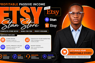 setup stan store, stan store marketing, upload digital products pod, etsy shop
