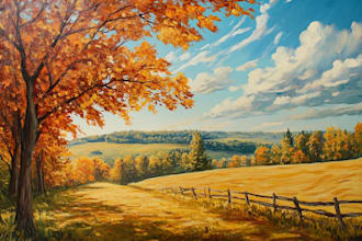 landscape oil painting art
