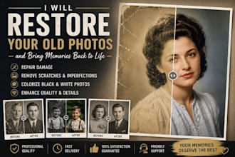 restore old damaged photos