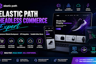 build elastic path headless commerce shopify ecommerce website developer