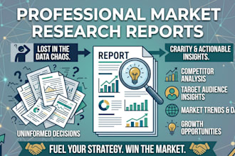 create market research reports for smarter decisions