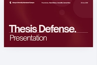 design a professional presentation