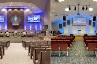 design stunning  church interiors and exteriors with realistic 3d renders