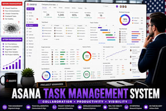 build asana task management and collaboration system