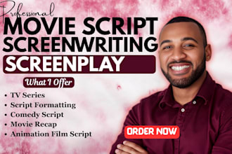 movie script writer screenplay screenwriting film script anime script TV series