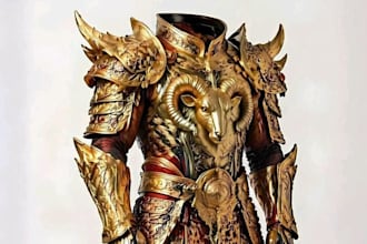 3d cosplay creation pepakura evafoam wearable cosplay armor anime for 3d printin