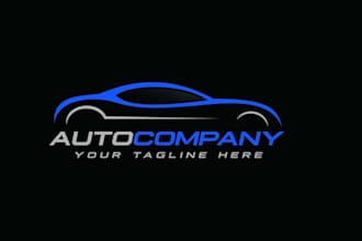 design a professional automotive logo for car brands, auto shops and dealerships