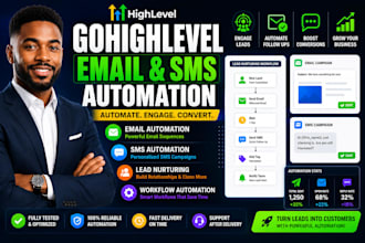 do gohighlevel email sms automation lead nurtuting workflow automation