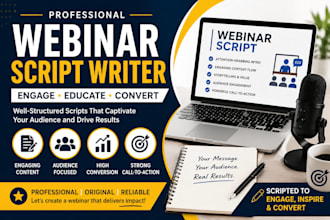 write a professional webinar script for coaching courses and online training