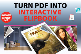 convert PDF to flipbook  or any digital magazine
