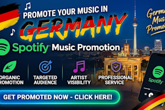 do german spotify music promotion organic german spotify promotion germany
