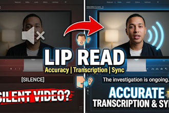 perform accurate lip reading and silent video transcription