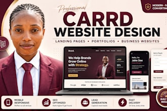 set up carrd website carrd landing page website design carrd portfolio website
