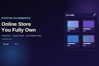 build a modern ecommerce website with payment integration