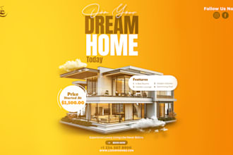 design luxury real estate social media ads