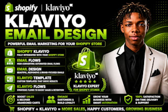 do shopify klaviyo email template design, shopify klaviyo email flows