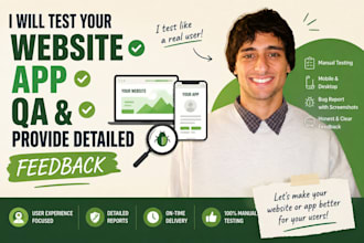 provide 12 testers for close mobile android app testing ios website qa testing