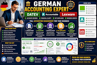 manage german accounting using datev, accountable, and lexware