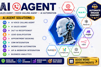 build ai agent, sales agent, voice calling agent, ai automation
