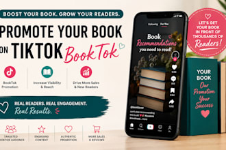 promote your booktok on tiktok booktok book sales booktok tiktok book promotion