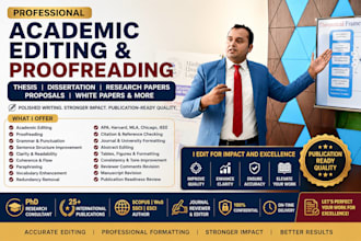 do proofreading and editing for research