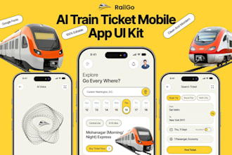 build a railway tracking app, a gps tracking app, and railway ticket booking app