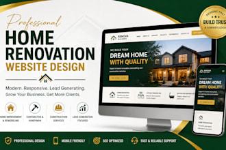 design home renovation website home improvement remodeling contractor website