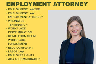 be your employment lawyer in california, ny for retaliation,wrongful termination
