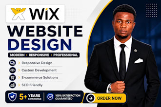 design a high converting wix website and wix website redesign build wix website
