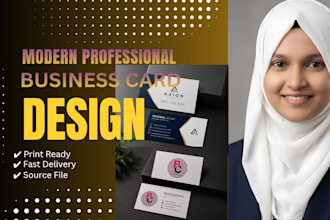 design premium modern business card with luxury mockup