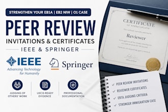 help you become a peer reviewer to support eb1 a eb2 niw o1 petition success