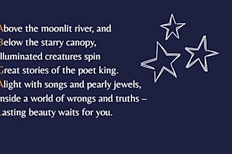 write poetry for you