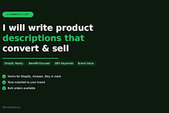 write product descriptions that convert